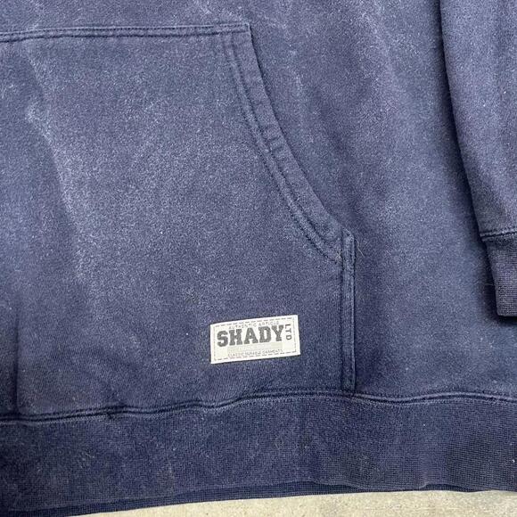 vintage shady ltd limited eminem navy blue heavyweight hoodie size medium - Picture 3 of 4